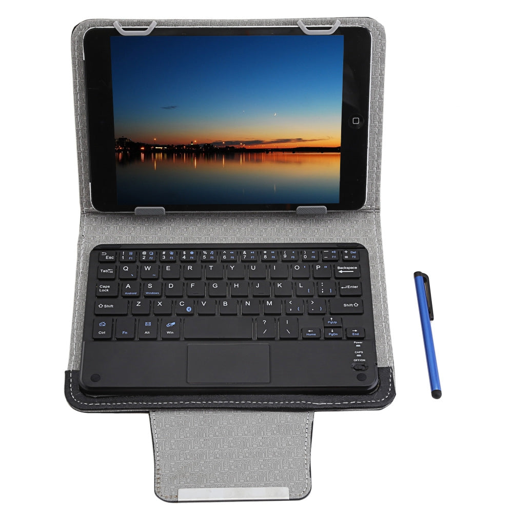 3 in 1 Universal Wireless Bluetooth Keyboard Touch Control Tablet Protective Case with Stander f...