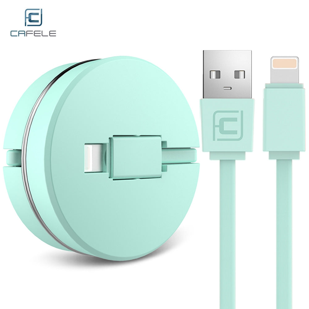 CAFELE Retractable USB Fast Charging Cable 8 Pin for iPhone 1M