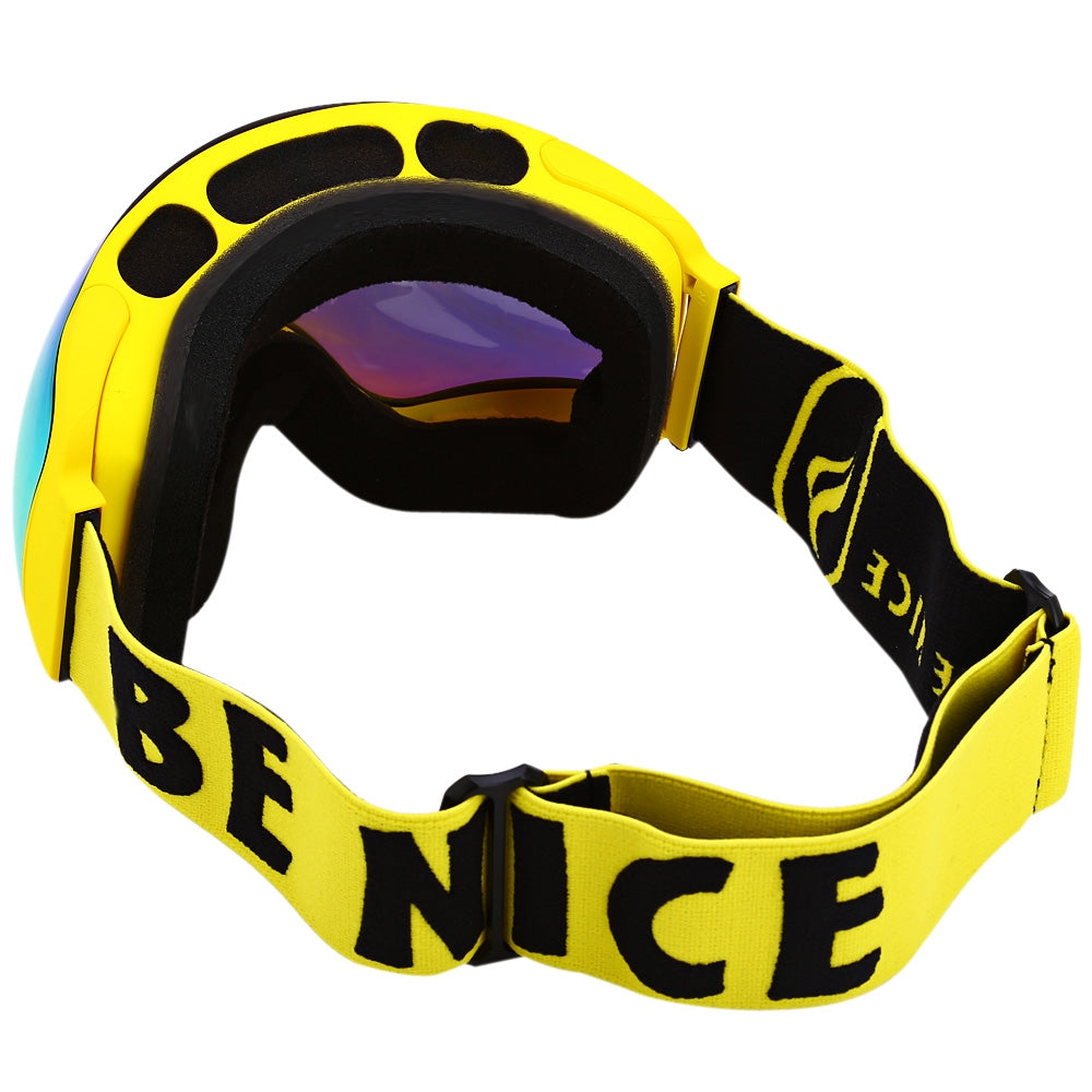 BENICE UV Protection Double Anti-fog Lens Big Spherical Skiing Glasses Snow Goggles