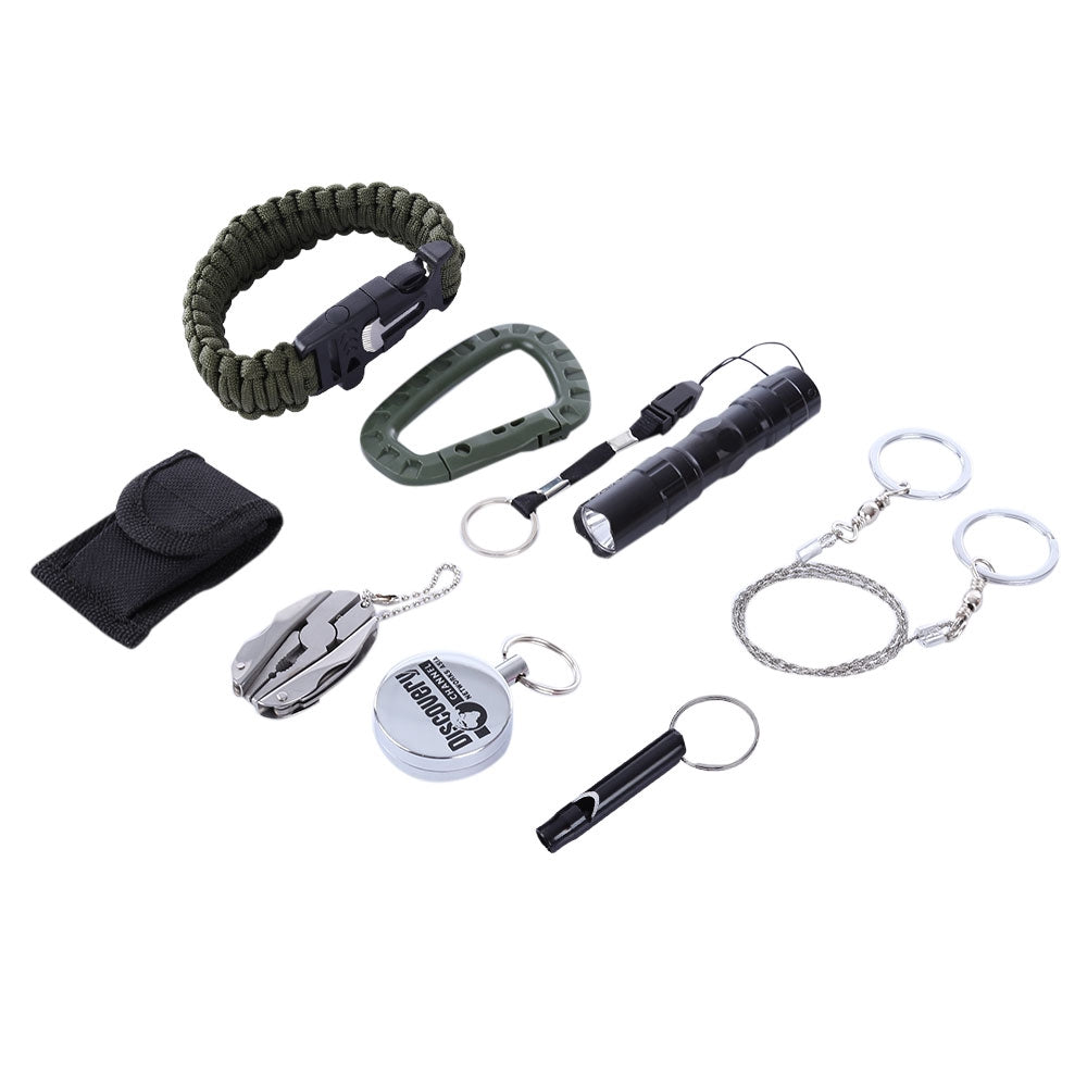 7 in 1 Outdoor Camping Travel Hiking Survival Tools Set Kit