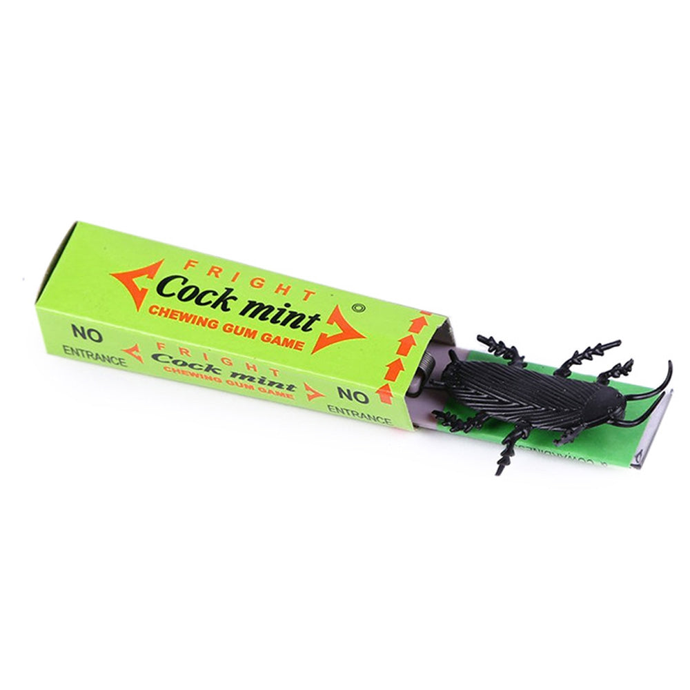 Chewing Gum Cockroach Tricky Joke Toy for Birthday Gift Halloween