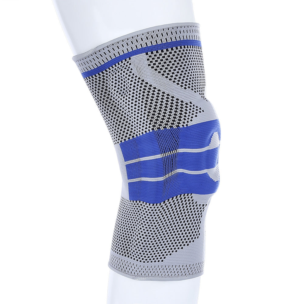 aomej Single Silicone Spring Compression Non-slip Kneecap Knee Sleeve Leg Warmer for Sport Runni...