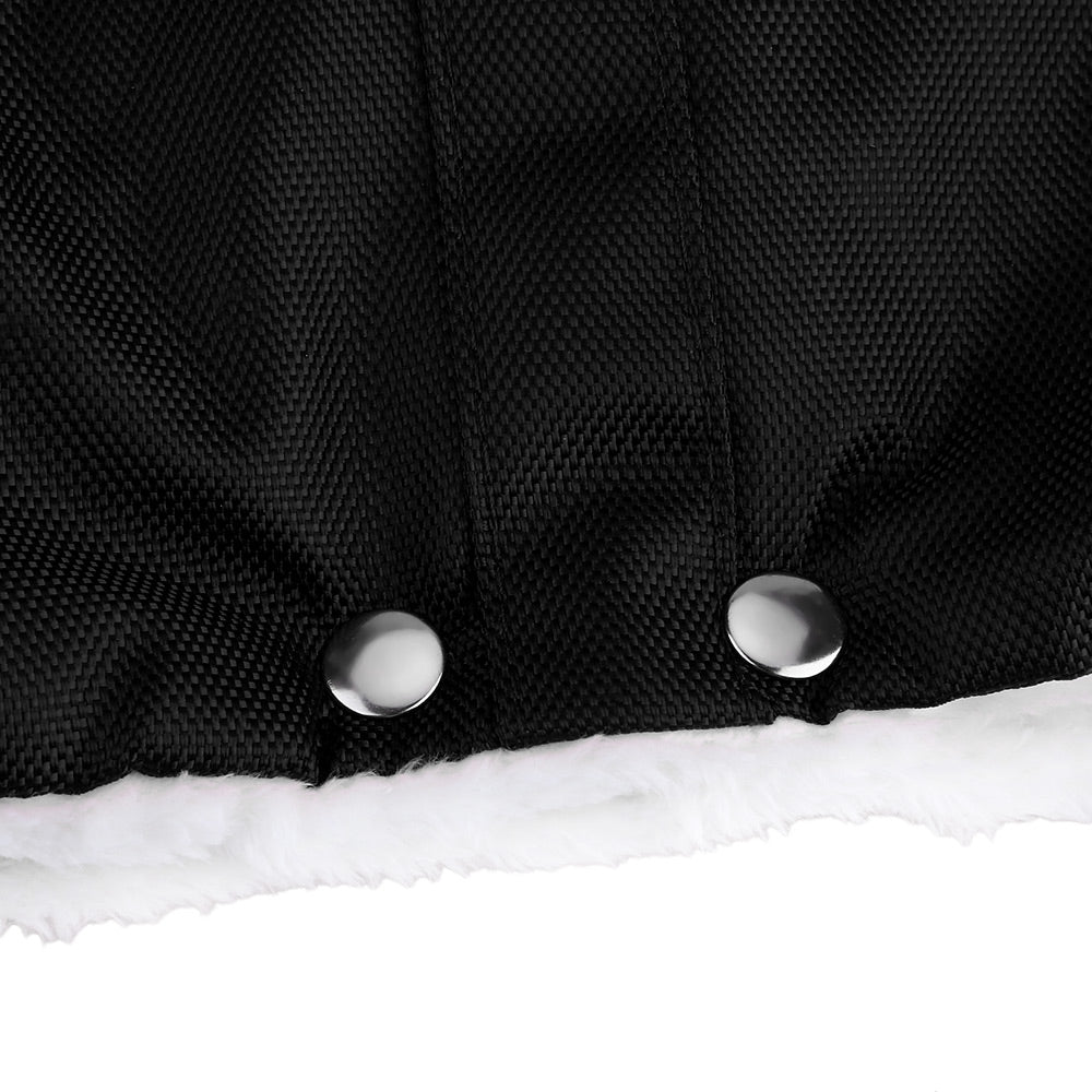 Chunky Fur Fleece Waterproof Stroller Warmer Gloves