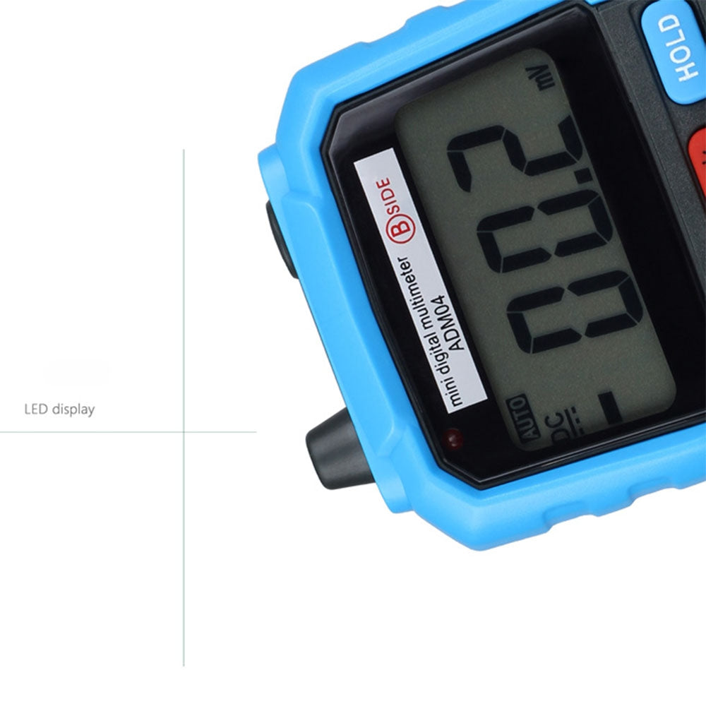 Bside ADM04 Mini Digital Multimeter with LCD Backlight / Auto Range / Work Light