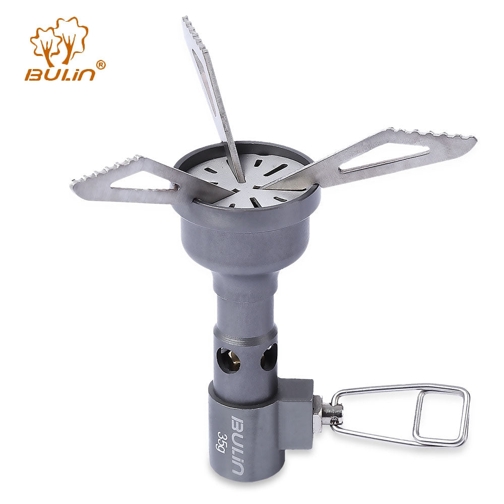 BULin Mini Ultralight Portable Titanium Alloy Stove for Outdoor Camping Hiking