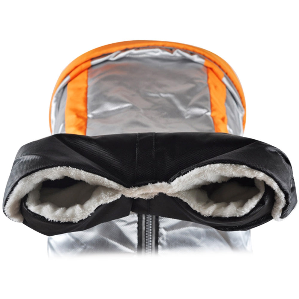 Chunky Fur Fleece Waterproof Stroller Warmer Gloves