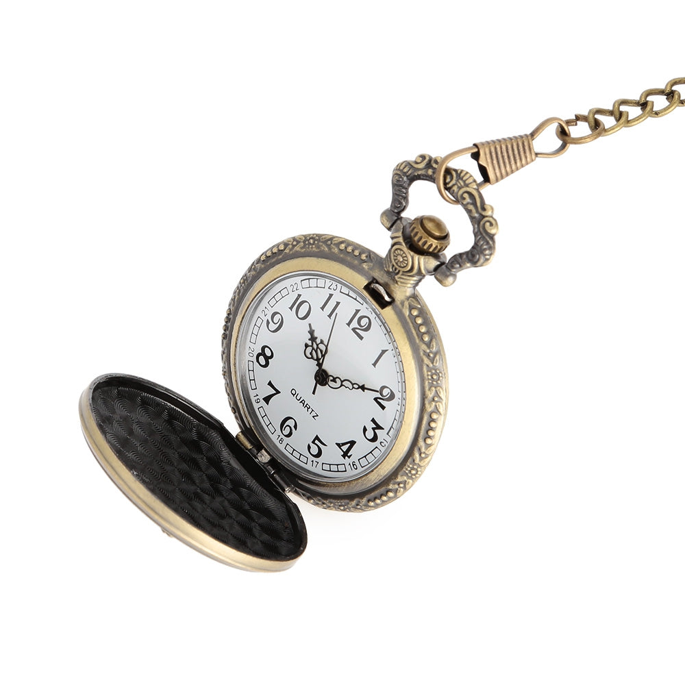 Air Force Waist Chain Type Quartz Pocket Watch Flip Chain Table