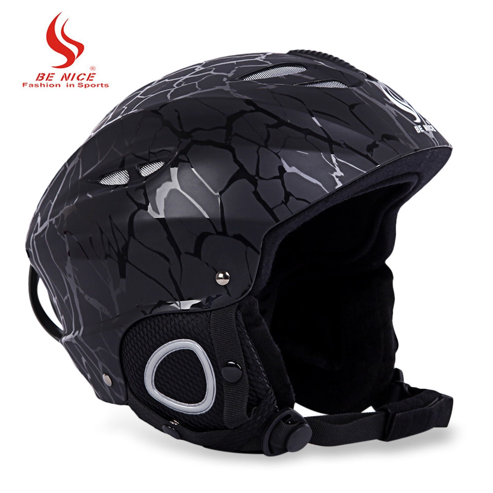 BENICE Skiing Helmet with Inner Adjustable Buckle Liner Cushion Layer