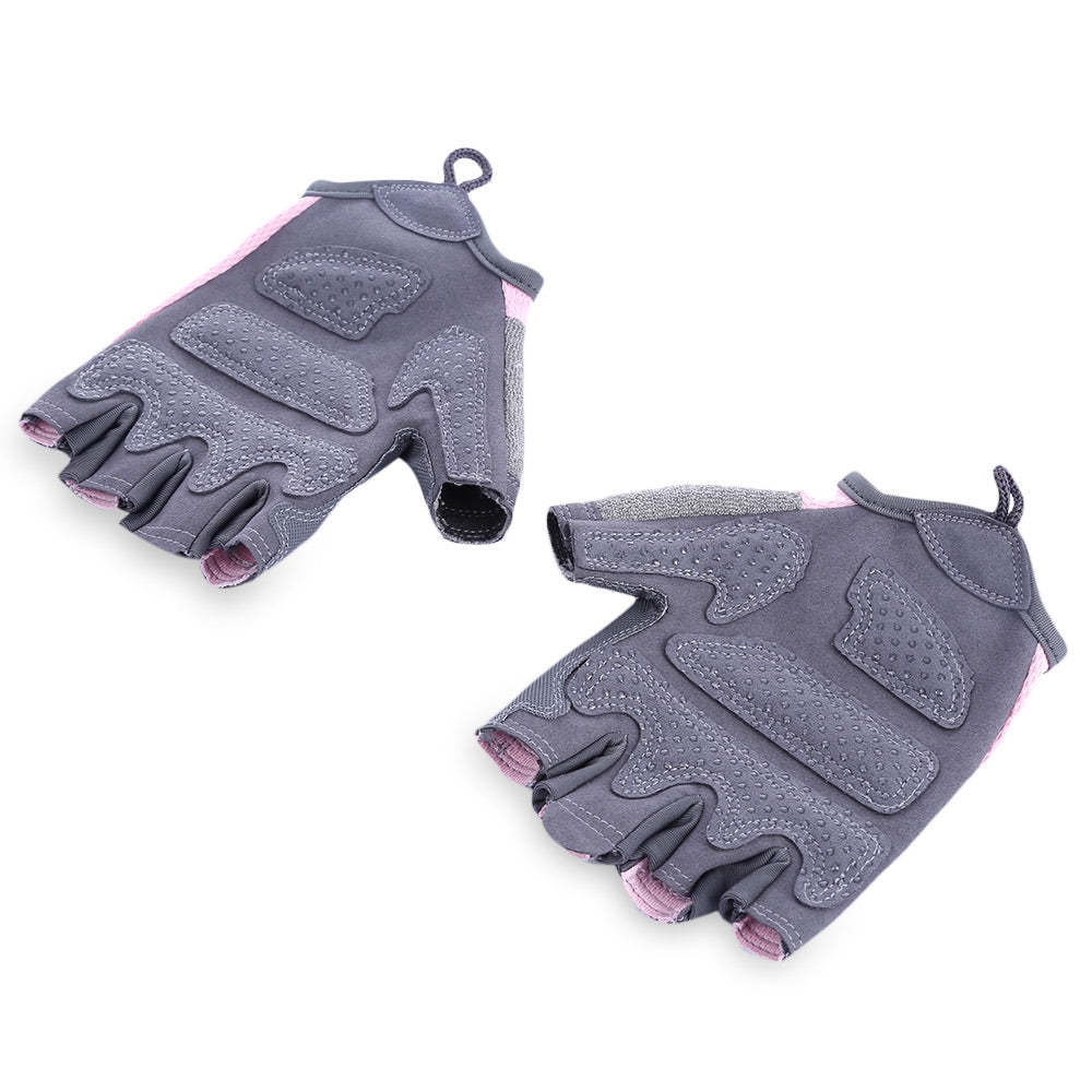 BOER Paired Fitness Sport Gym Exercise Weightlifting Women Half Finger Gloves