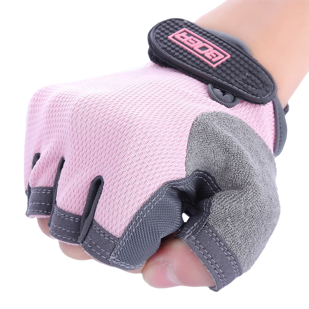 BOER Paired Fitness Sport Gym Exercise Weightlifting Women Half Finger Gloves