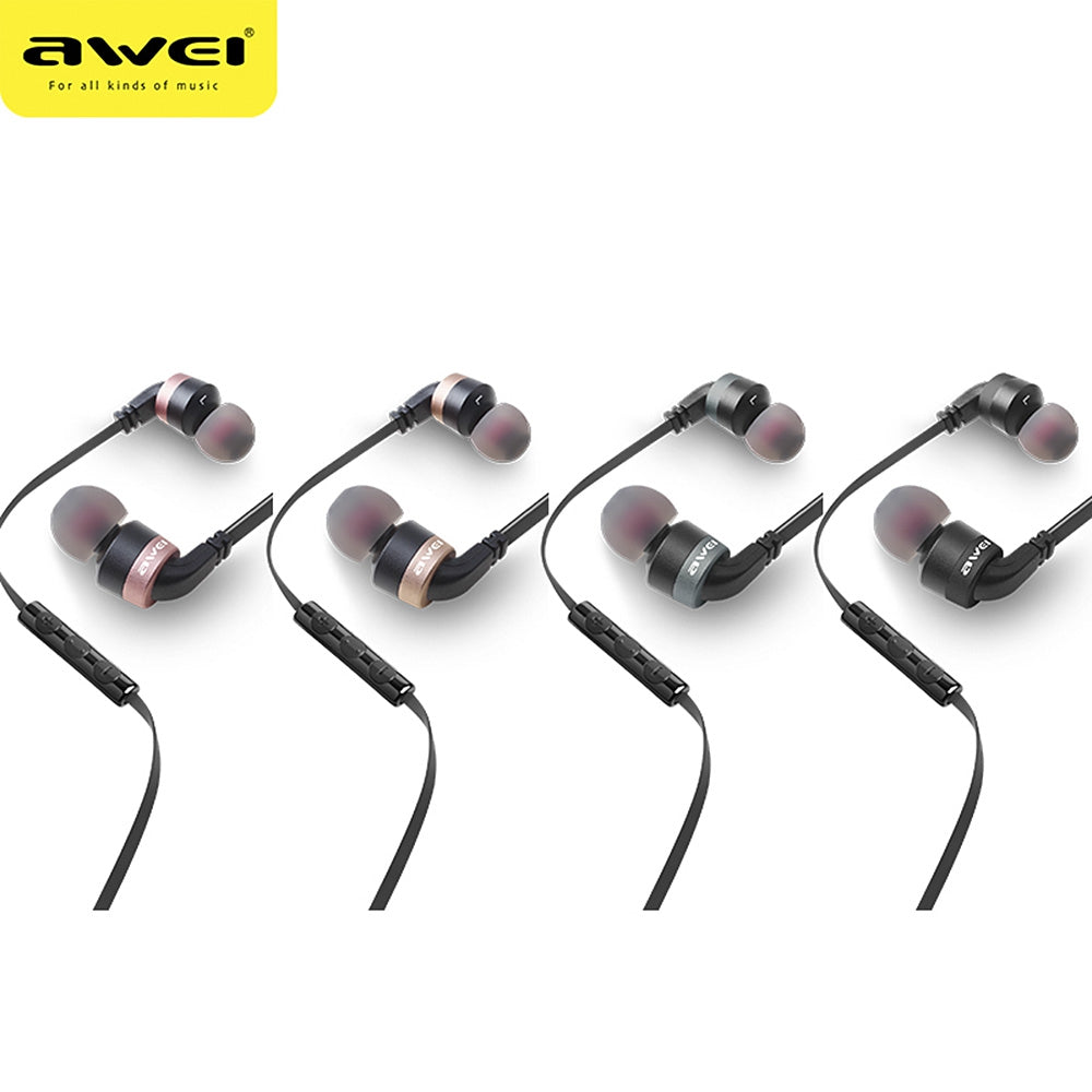 AWEI ES - 30TY Wired Stereo In-ear HiFi Music Earphones Headphones