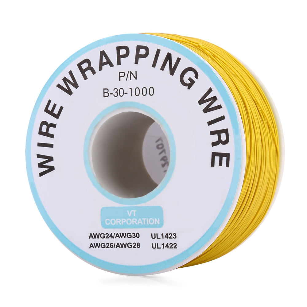 Colorful 300M Tin Plated Copper Electronic Wire Insulation Wrapping Cable