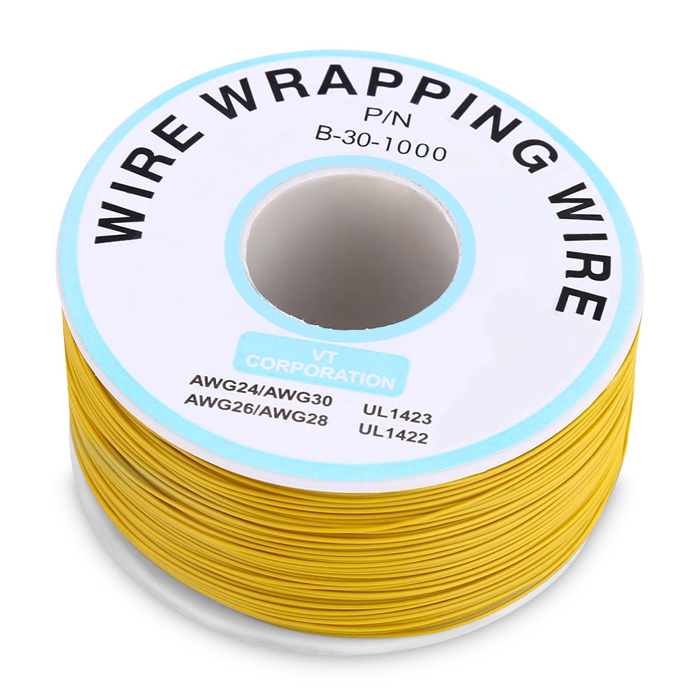 Colorful 300M Tin Plated Copper Electronic Wire Insulation Wrapping Cable