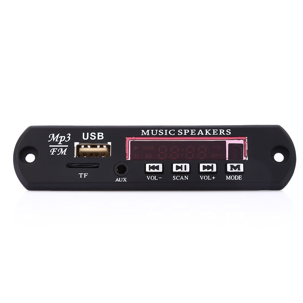Audio Module WMA MP3 Player Decoder Board Module TF Card Slot USB Port FM Remote Display