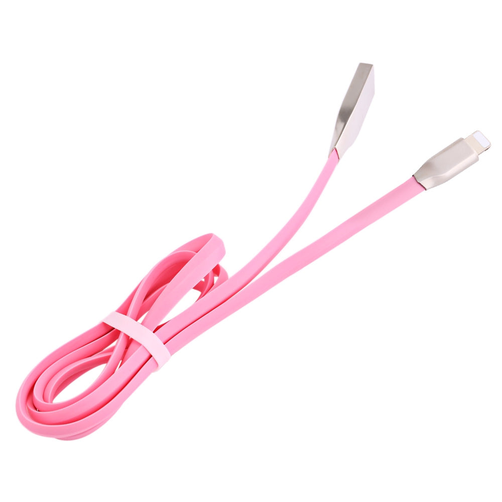 8 Pin Aluminum Alloy Copper Core Transfer Data Synchronization Charging Cord 0.9M