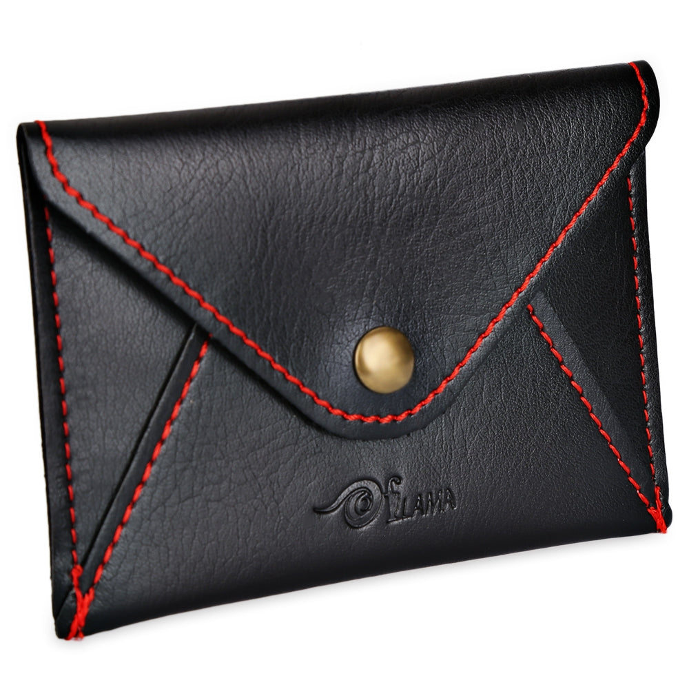 Cute Matte PU Leather Ultra-thin Envelope Design Mini-card Wallet