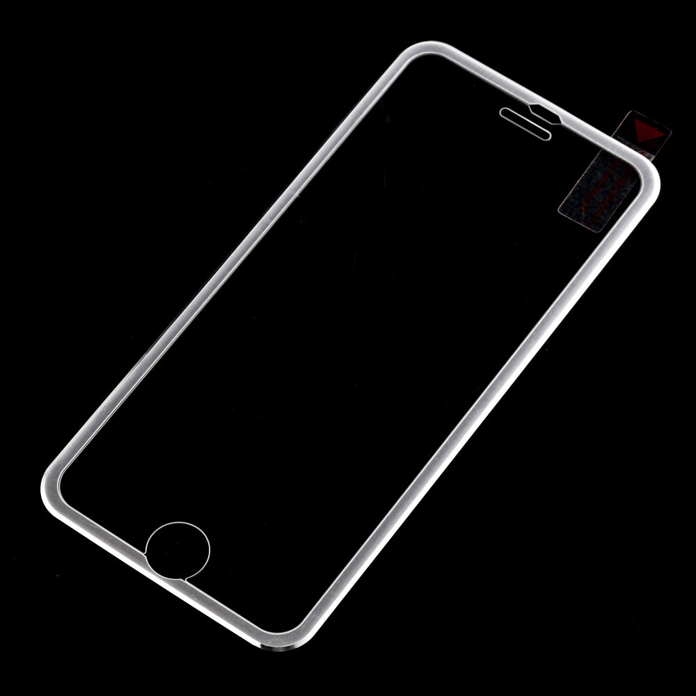 3D Toughened Glass Curved Metal Edge Shatterproof Full Screen Protective Film for iPhone 7 Plus ...