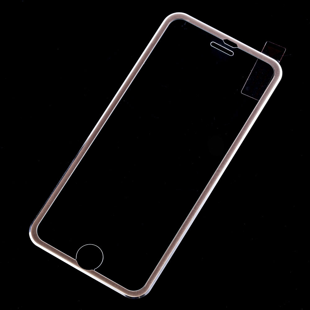 3D Toughened Glass Curved Metal Edge Shatterproof Full Screen Protective Film for iPhone 7 Plus ...
