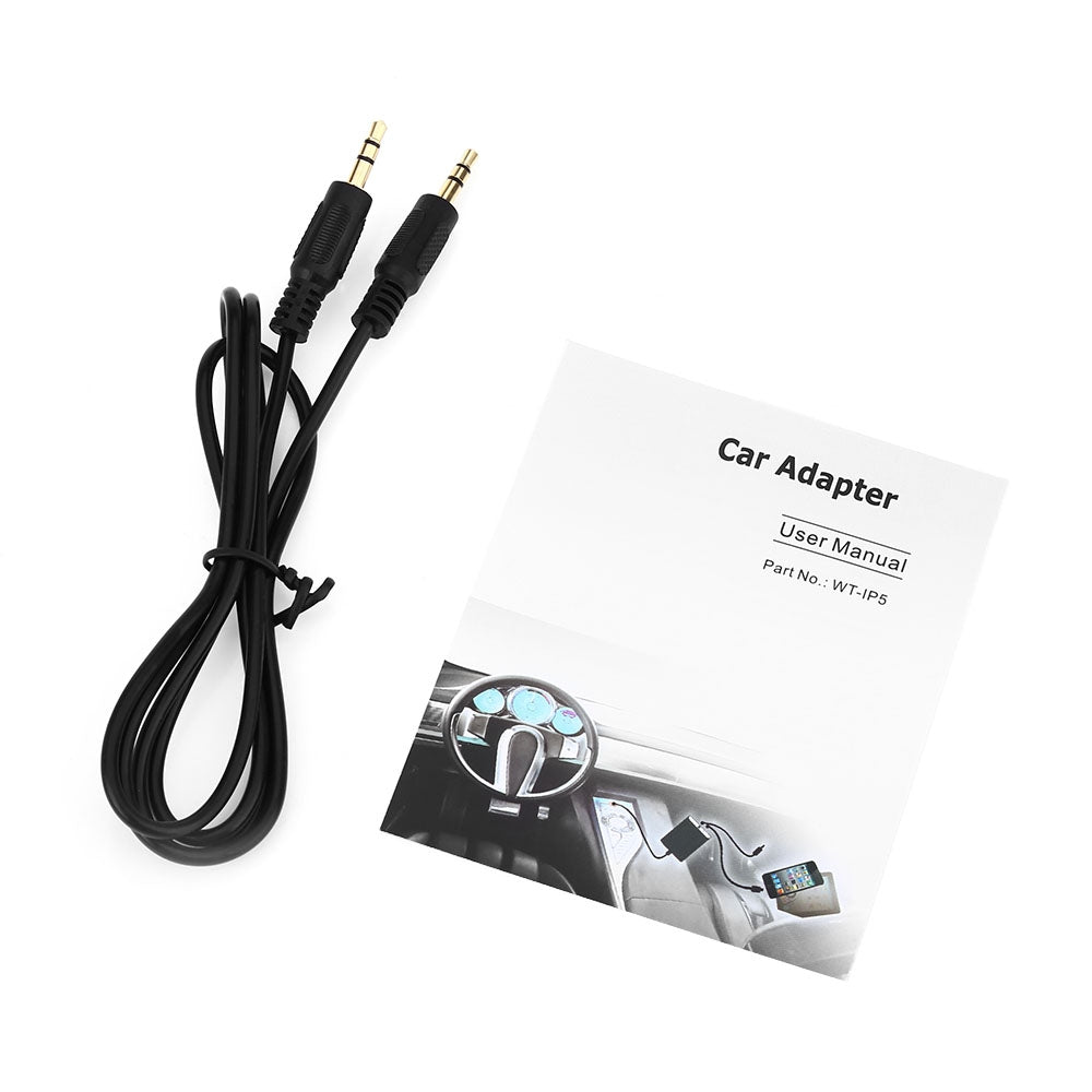 Car CD Adapter Music Player 8 Pin AUX Audio Interface Connect Digital Box for Nissan