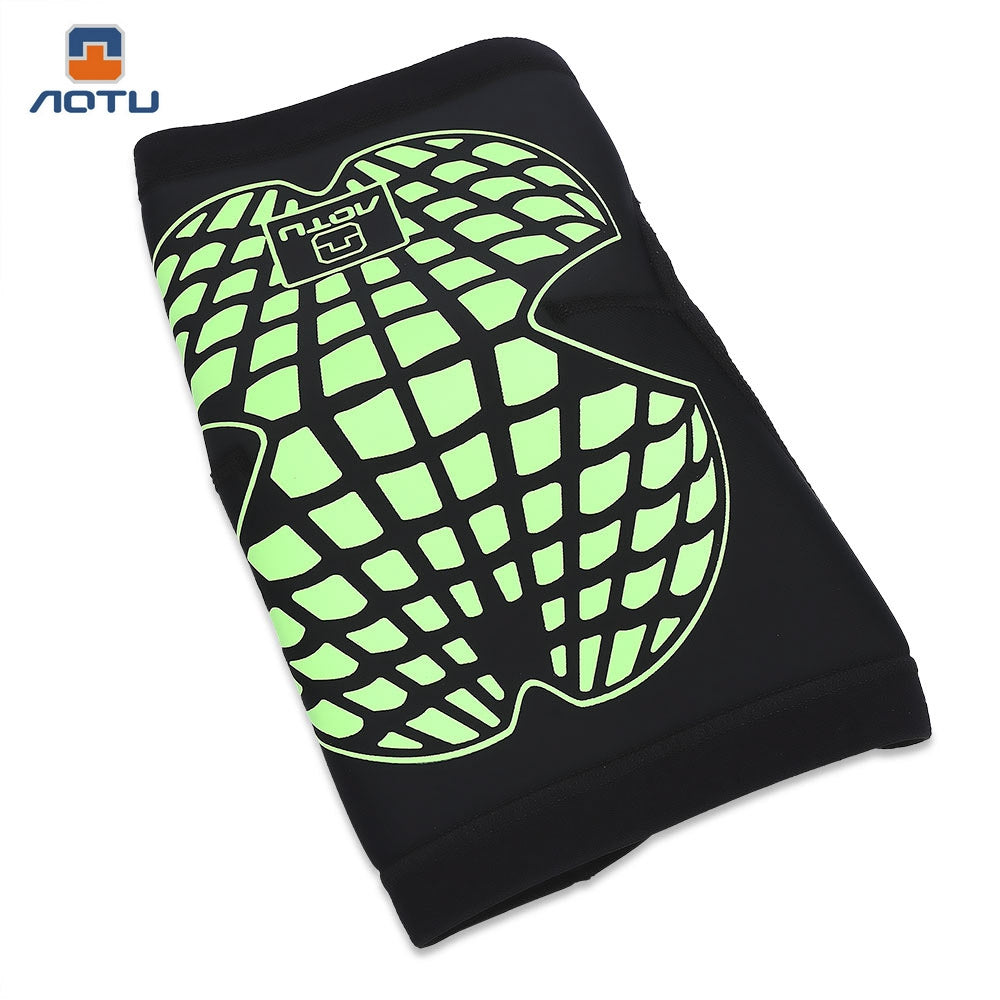 AOTU Sports Safety Knee Sleeves Protector Support for Soccer Football Cycling Running