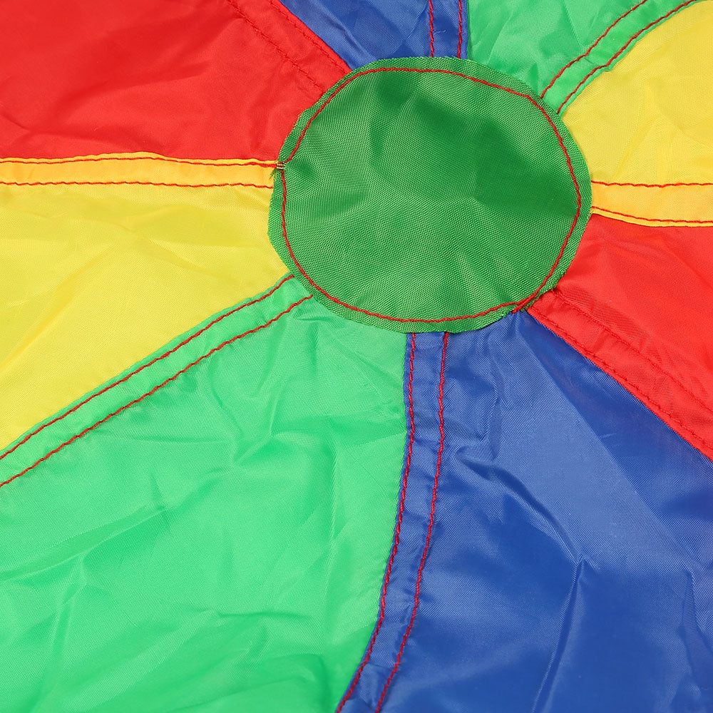 Colorful Kids Rainbow Umbrella Parachute Toy Early Education Developmental Outdoor Sports Game