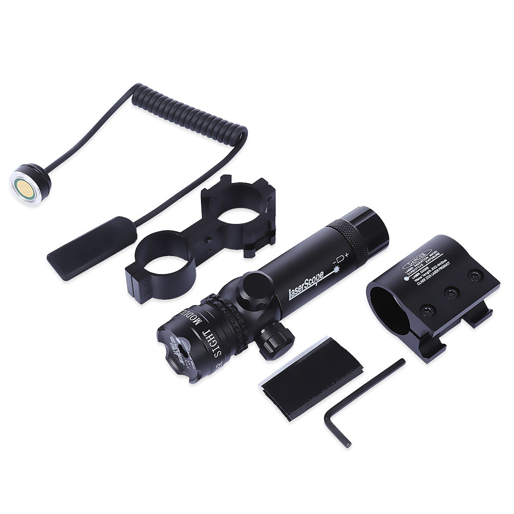 8808 20MM Pistol Weaver Picatinny Rail Tactical Red Dot Laser Sight Scope with Mounts