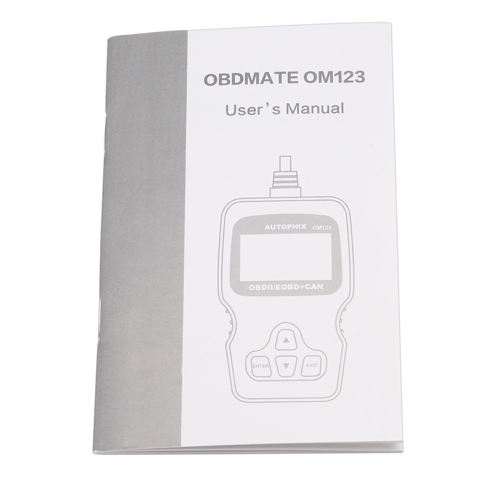 AUTOPHIX OBDMATE OM123 OBD Code Scanner OBD II  / EOBD + CAN Car Tool
