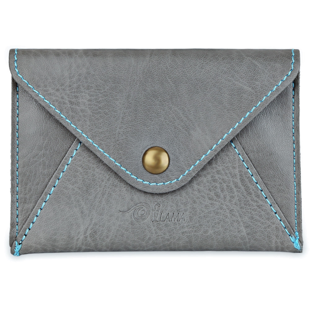 Cute Matte PU Leather Ultra-thin Envelope Design Mini-card Wallet
