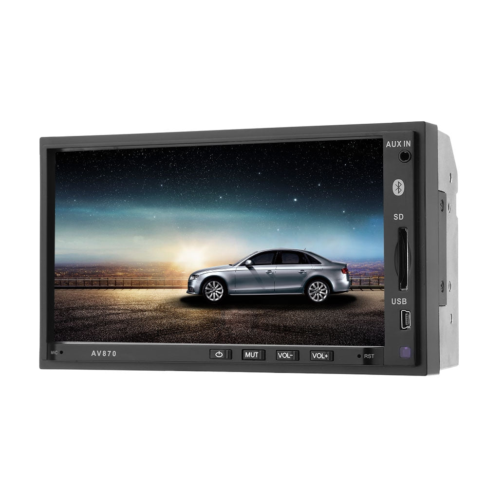 AV870B 12V Car DVD Radio RDS MP5 Player 7 inch with Bluetooth 2.1 FM