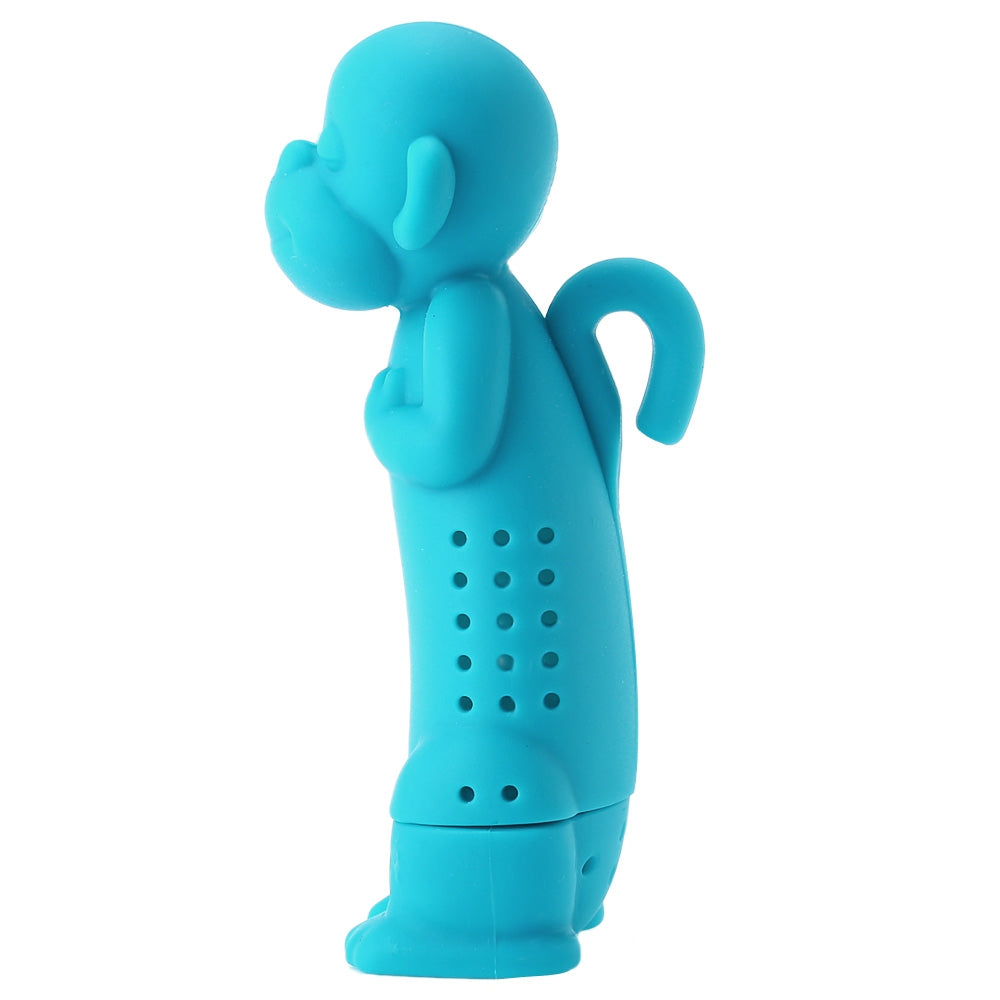 Cute Novelty Silicone Monkey Shape Mesh Tea Infuser Reusable Strainer Filter