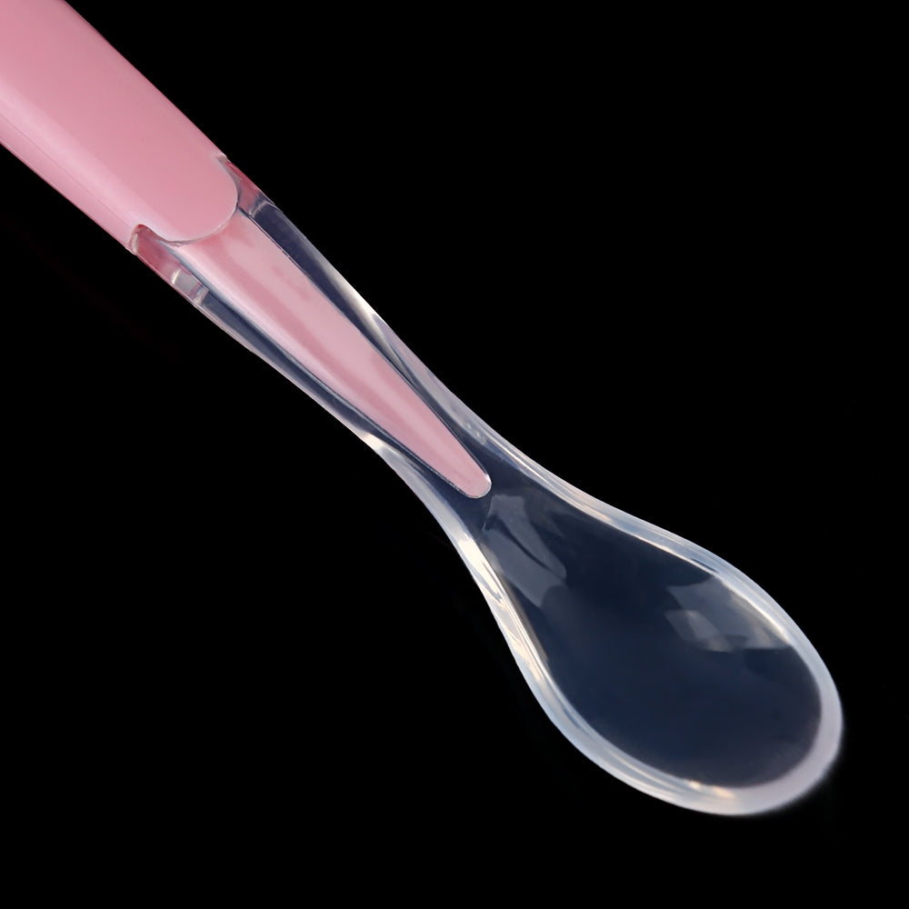 BOBEIELEPHANT Silicone Soft Feeding Spoon for Infant