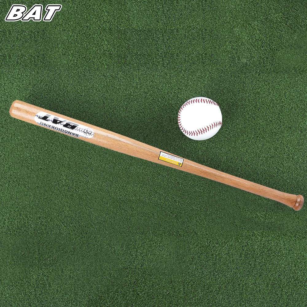 BAT Outdoor Sports Kitty Ball Solid Wood Baseball Bat Fitness Equipment
