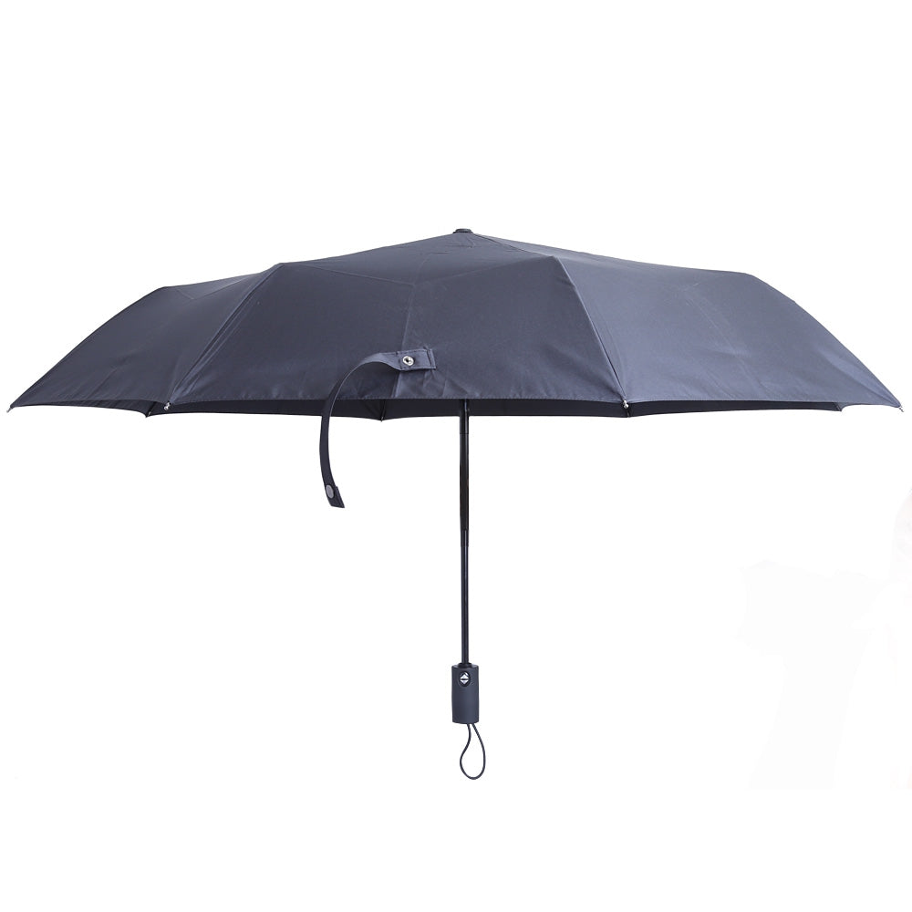 3 Fold Automatic Open Close Button Water Resistant Rain Umbrella