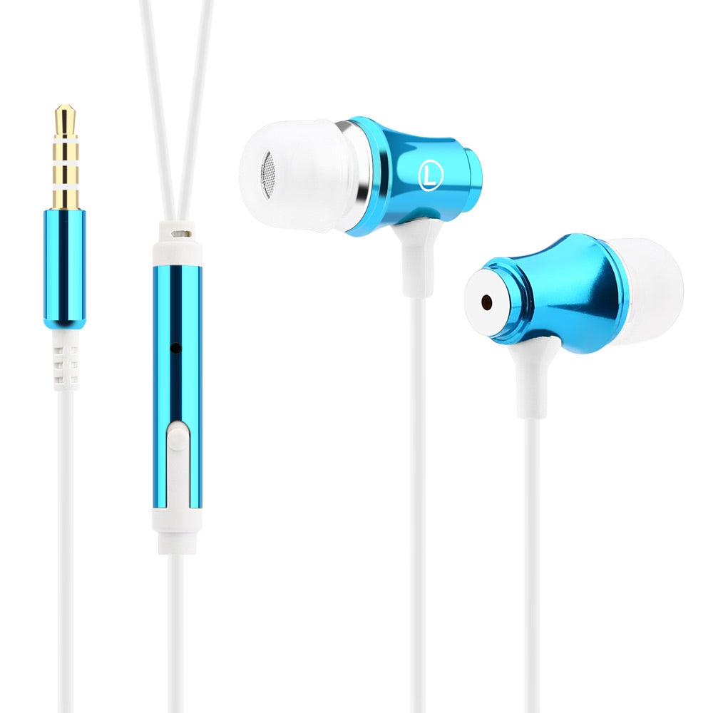 3.5MM Plug Super Bass Music Earphones Headphones