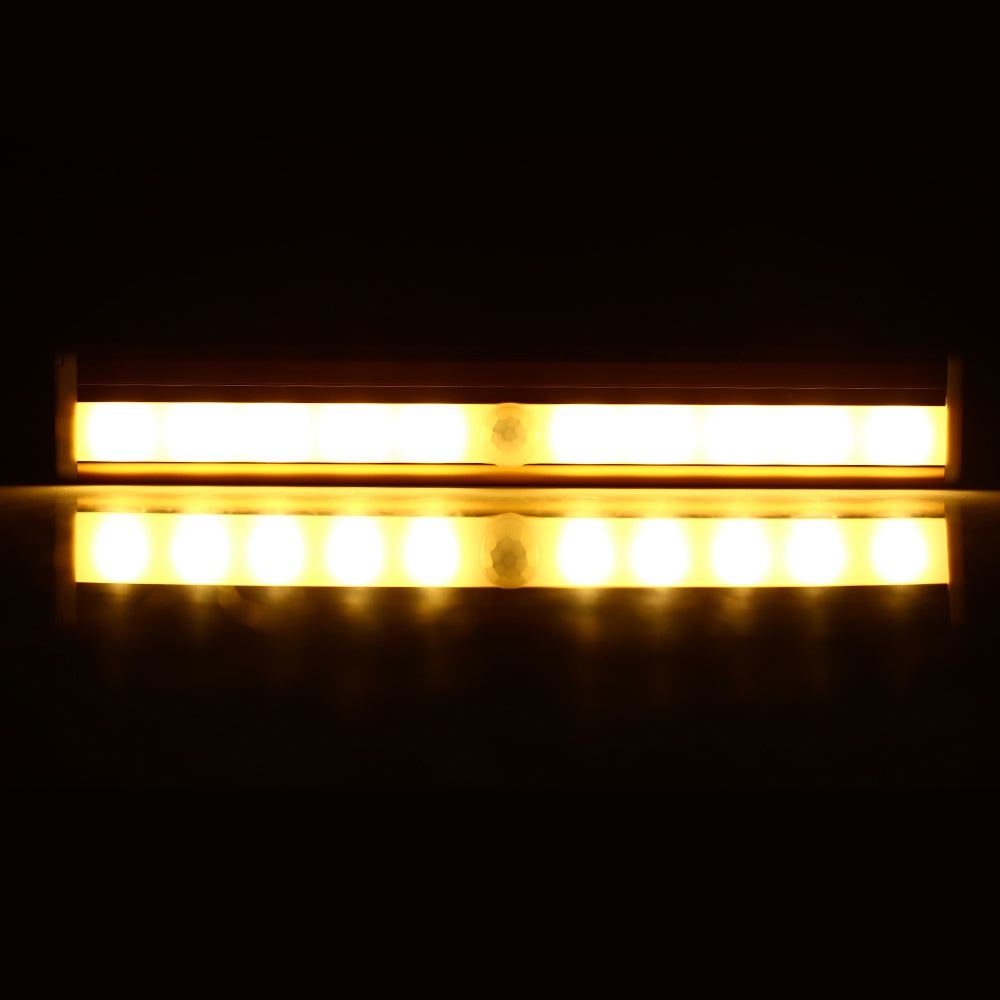 0.5W PIR Infrared Motion Wireless LED Sensor Lighting Closet Cabinet Lamp with 10 LEDs