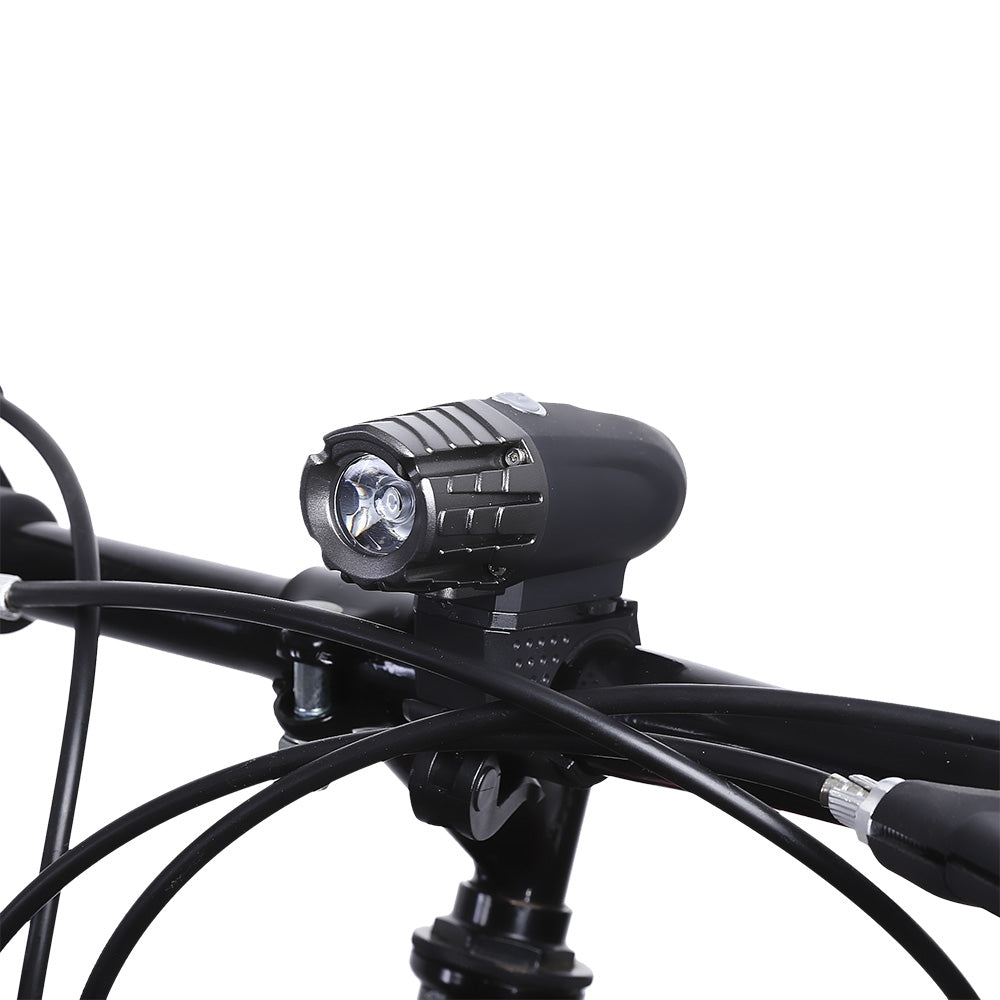 Cycling Safety USB Rechargeable LED Front Light Water Resistant Bicycle Handlebar Lamp