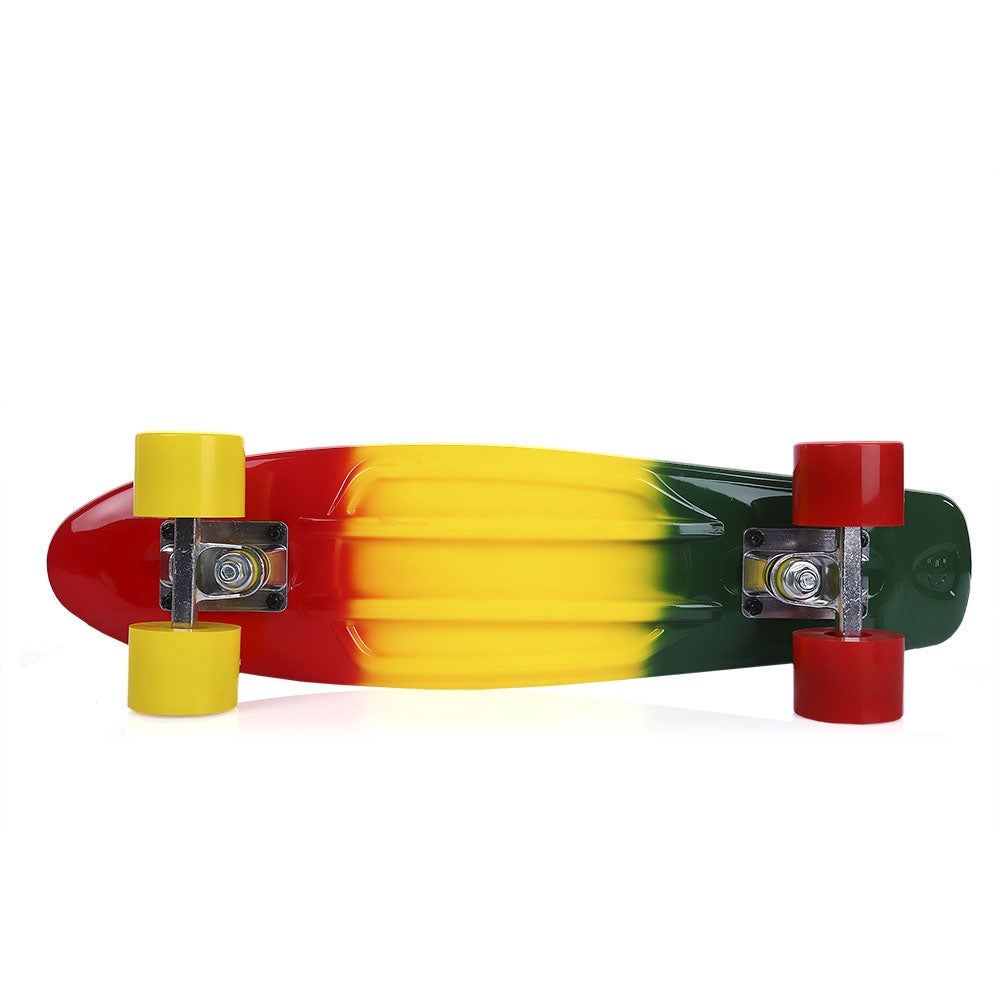 22 inch Colorful Four-wheel Street Long Plastic Fish Skateboard