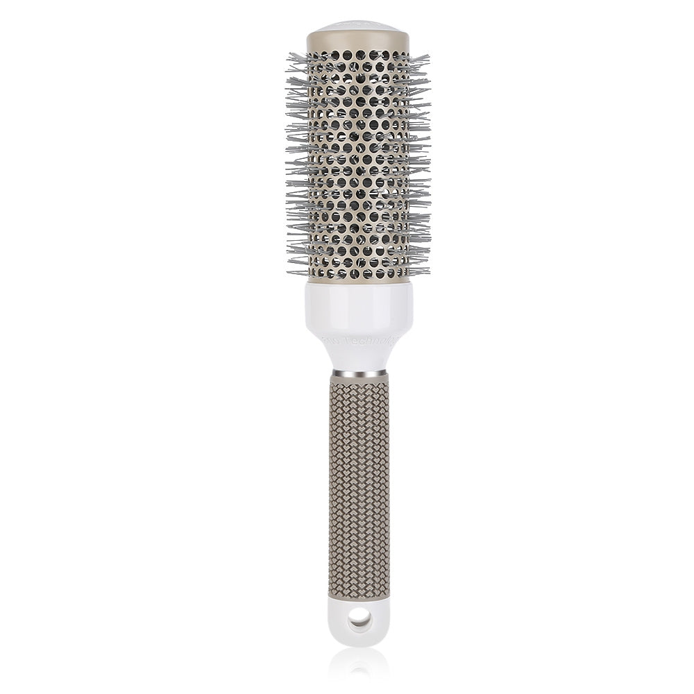 25mm Ceramic Ionic Round Comb Hair Dressing Salon Barber Styling Hairbrush Tools