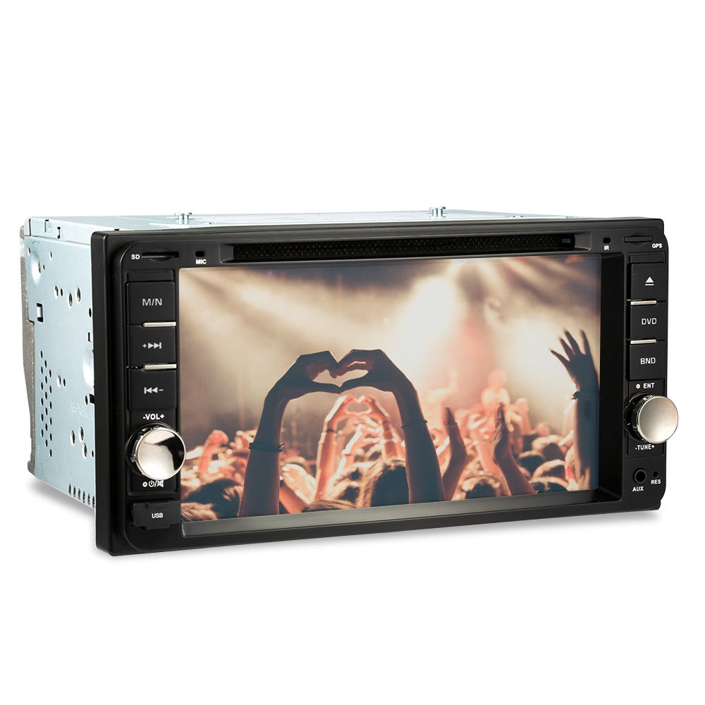 7 inch Car DVD Player Universal Double Din Stereo Radio with Remote Control for Toyota