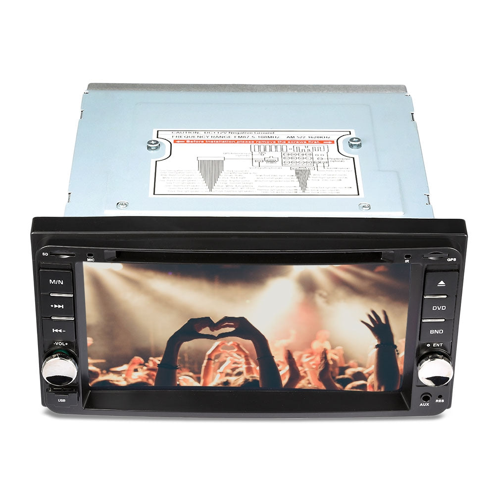 7 inch Car DVD Player Universal Double Din Stereo Radio with Remote Control for Toyota