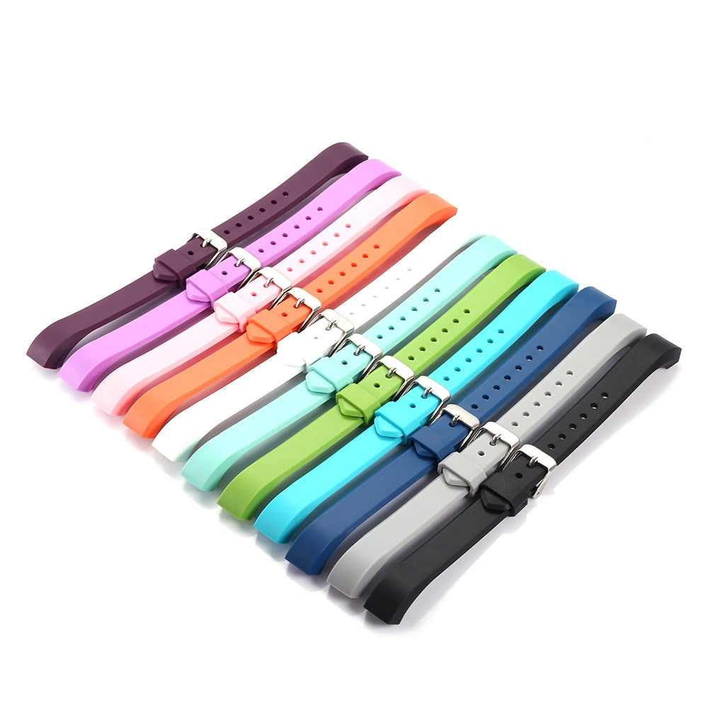 14mm Silicone Band Strap Pin Buckle Wristband for Fitbit Alta Smart Wristwatch