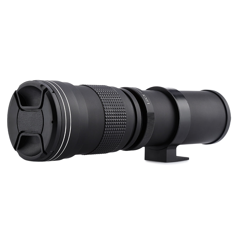 420 - 800MM F/8.3 - 16 Super Telephoto Manual Zoom Lens with Adapter for Canon EOS EF Camera