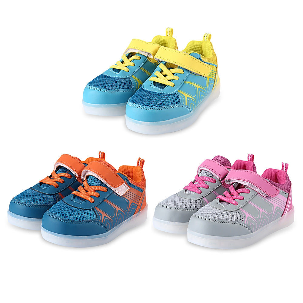 Babies Casual Shoelace Embellished LED Light Up Shoes