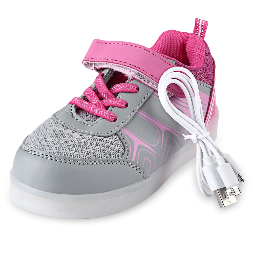 Babies Casual Shoelace Embellished LED Light Up Shoes
