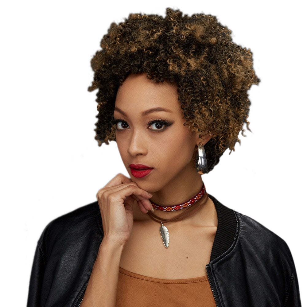 Adiors Colormix Short Fluffy Curly Synthetic Wig