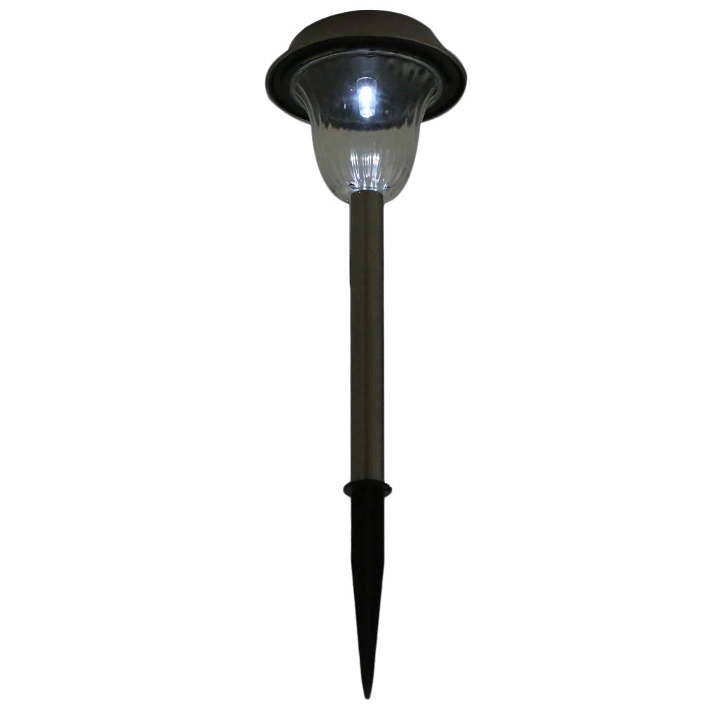 2PCS Solar Powered LED Lawn Light Security Lamp