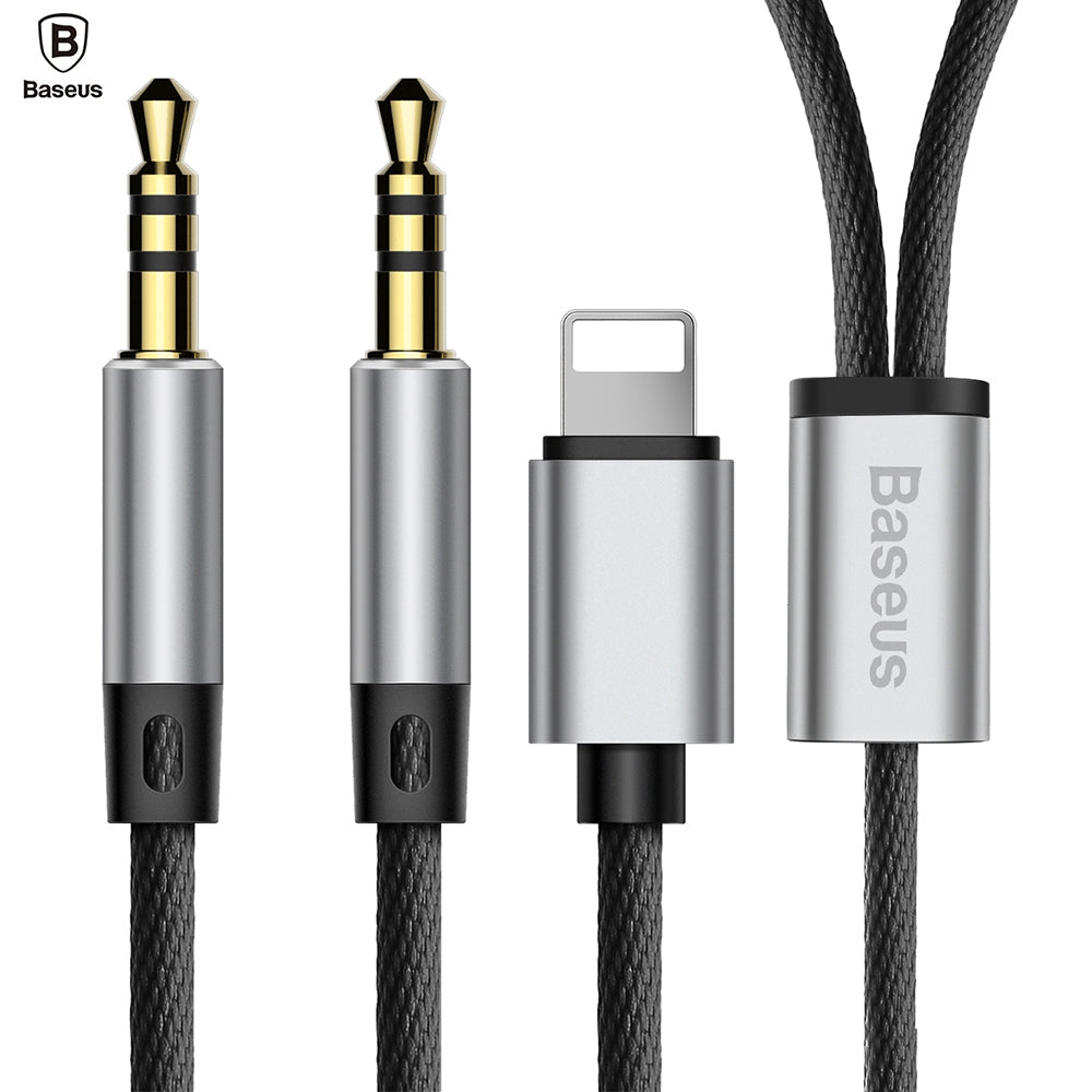 Baseus CALL33 8 Pin to DC 3.5mm Jack Earphone Adapter Cable