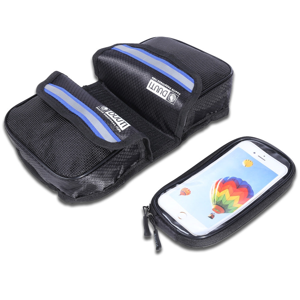 DUUTI Water Resistant Bicycle Phone Screen Front Tube Bag