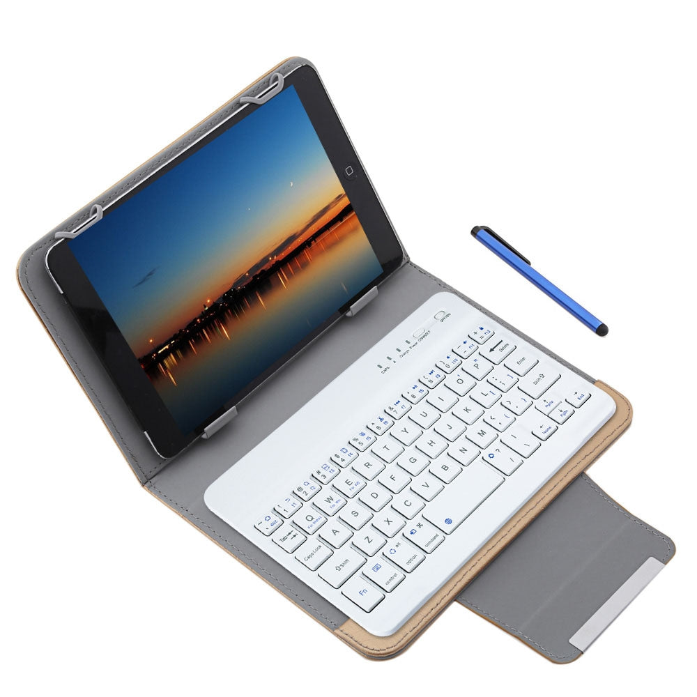 3 in 1 Universal Wireless Bluetooth 3.0 Keyboard Protective Case with Stander for 7 / 8 inch Tablet