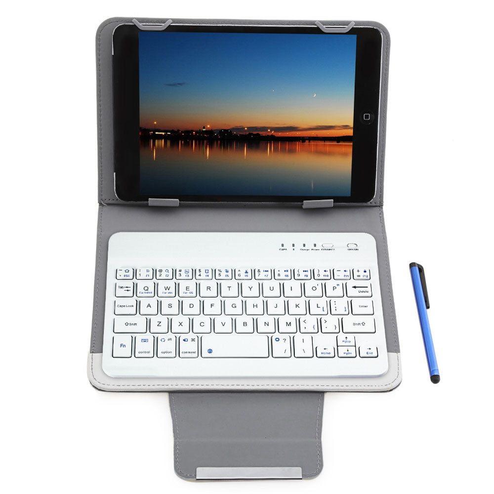 3 in 1 Universal Wireless Bluetooth 3.0 Keyboard Protective Case with Stander for 7 / 8 inch Tablet